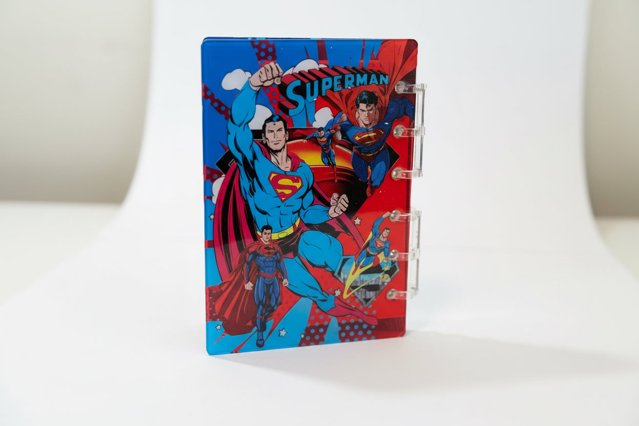 Superman A7 Acrylic Notebook