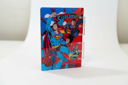 Superman A7 Acrylic Notebook