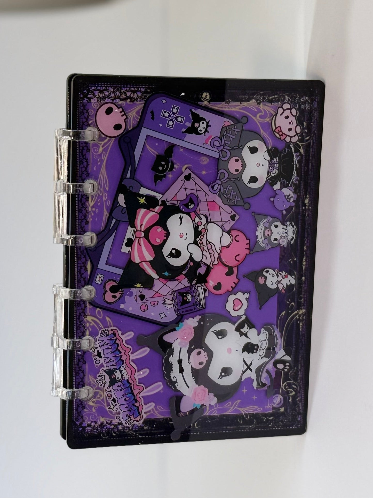 Kuromi A7 Acrylic Notebook