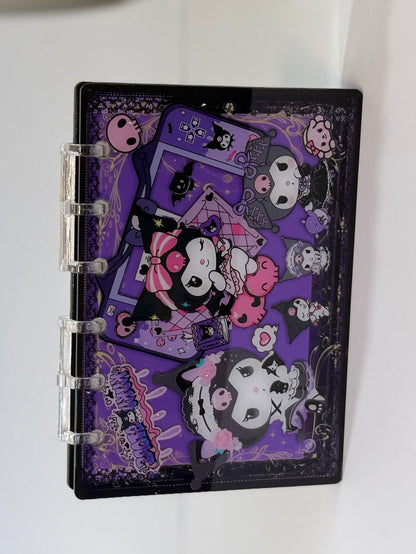 Kuromi A7 Acrylic Notebook