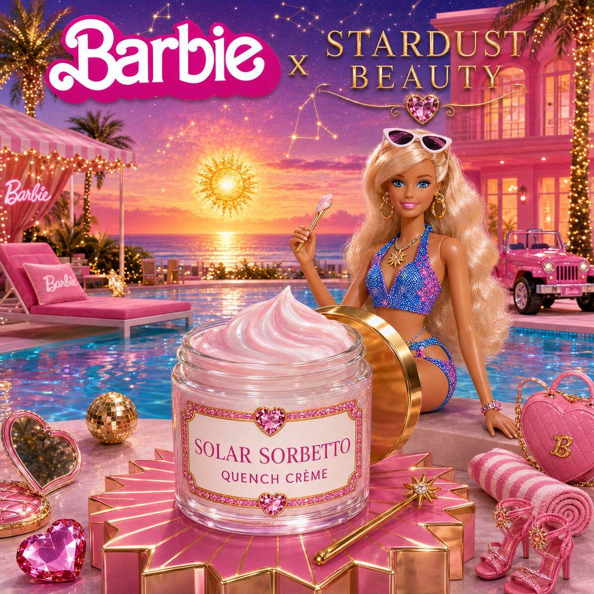 Barbie | Solar Sorbetto Quench Crème | Dream Quart 32oz