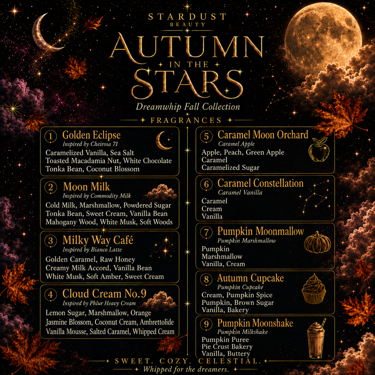 Autum Stars | Galactic Glow Moon Rocks | Baby Pint 10 oz | Pre-Order 10.25 Livestream