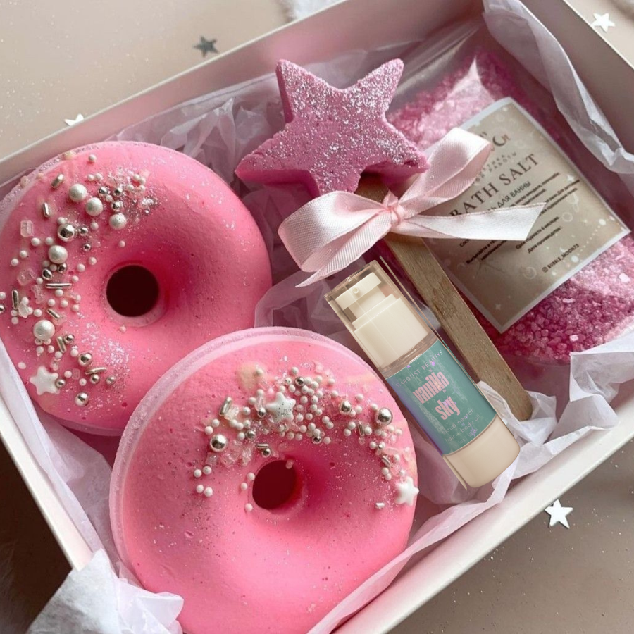 holiday magic bath gift set