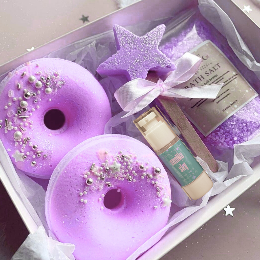 holiday magic bath gift set