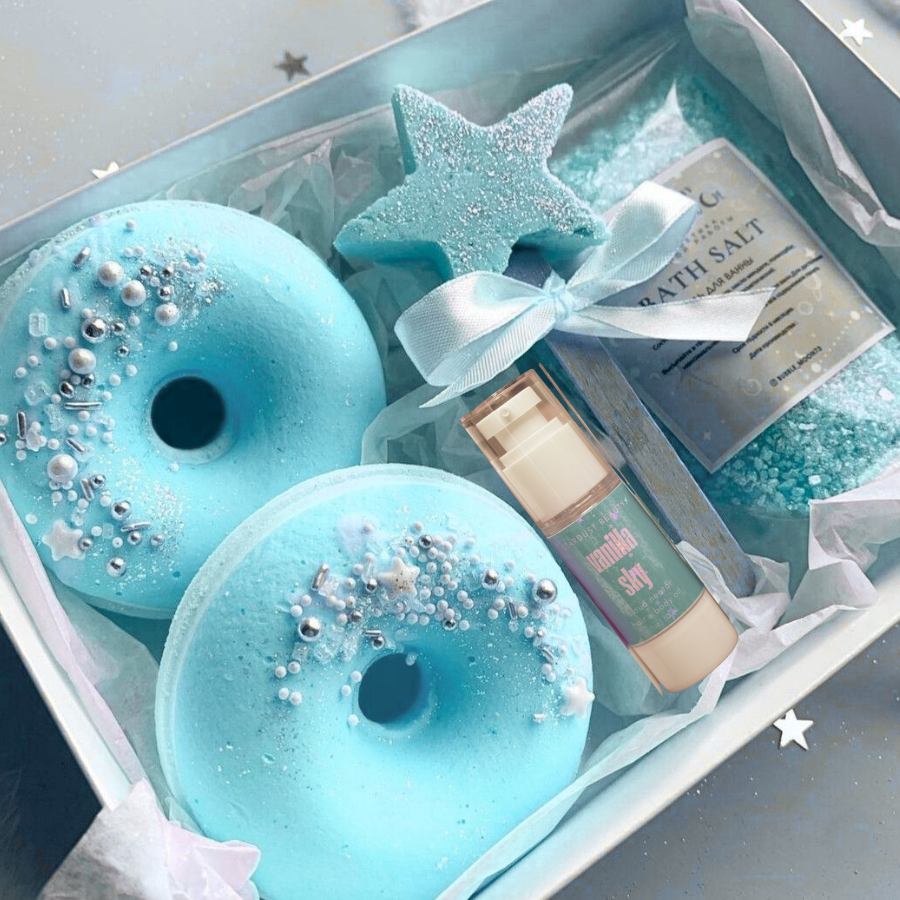 holiday magic bath gift set